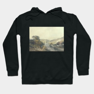 Addingham Mill on the River Wharfe, Yorkshire Hoodie